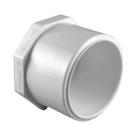 Charlotte Pipe And Foundry Charlotte Pipe Schedule 40 1-1/4 in. Spigot X 1-1/4 in. D Slip PVC Plug 1 pk PVC 02118 1400